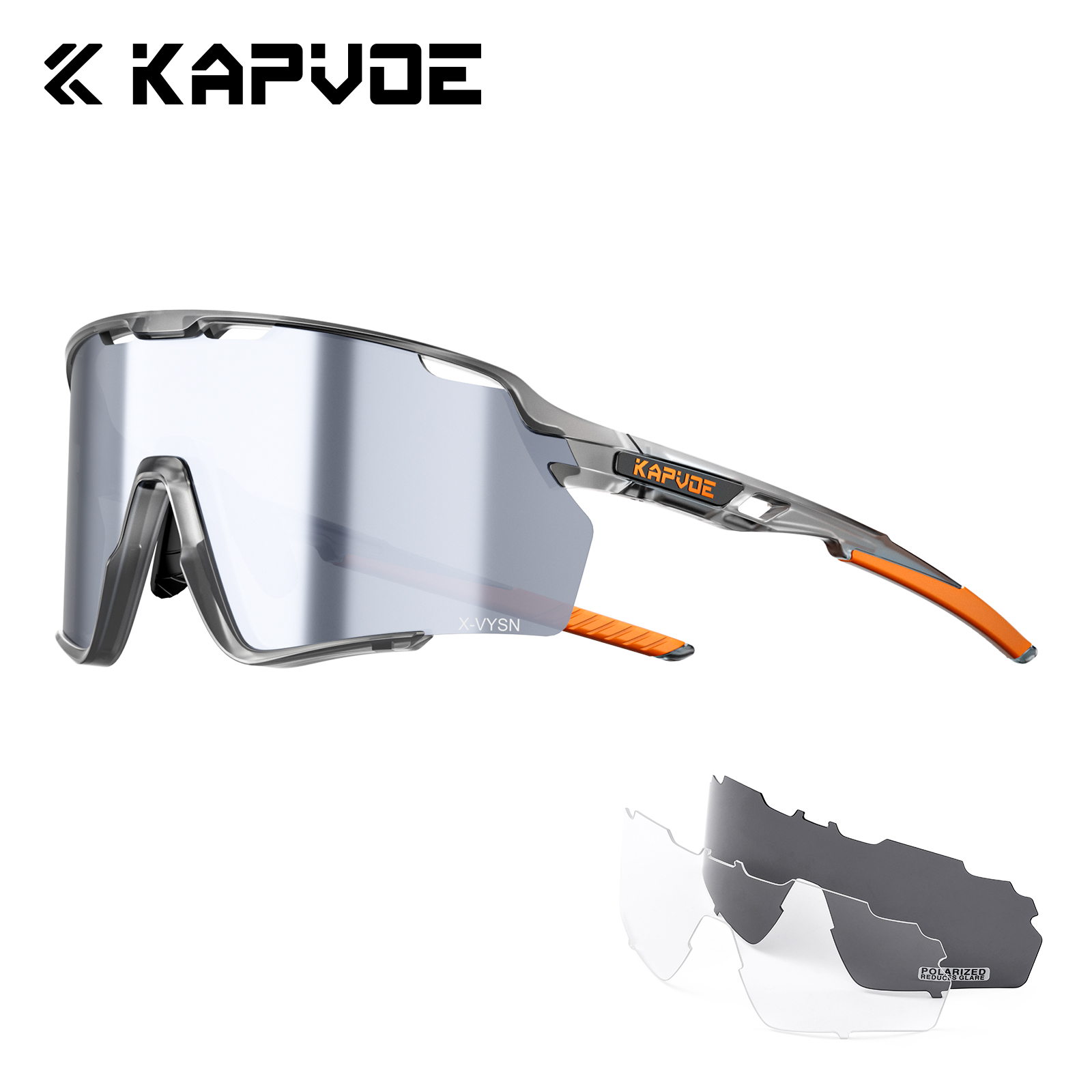 Fishing Sunglasses Polarized - แว่นกันแดดโพลาไรซ์ Kapvoe สำหรับตกปลา แว่นตาสำหรับผู้ชายและผู้หญิง แว่นตาสำหรับเล่นกีฬา ปั่นจักรยาน