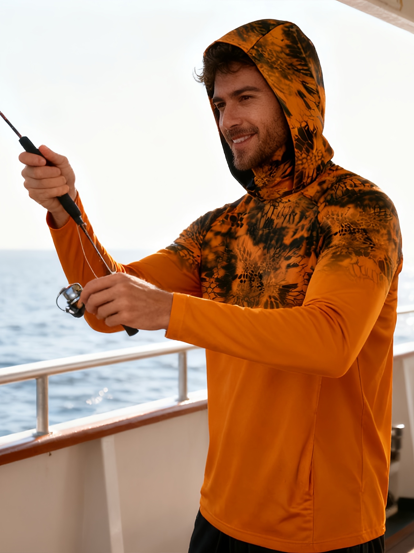 Fishing Mask Sun Protection - เสื้อตกปลาป้องกันรังสียูวีรุ่นใหม่ปี 2026 แขนยาวพร้อมฮู้ด - เสื้อผ้าป้องกันรังสียูวีสำหรับตกปลาพร้อมหน้ากาก