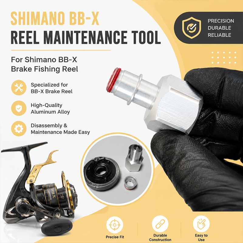 Shimano Reel Stradic - เครื่องมือถอดประกอบอะลูมิเนียมอัลลอยด์แบบรวมสำหรับ Shimano BB-X แฮนด์เบรก รอกตกปลาแบบสปินนิ่ง การดูแลรักษาประจำวัน