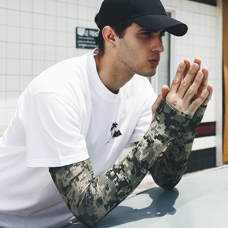 Uv Solar แขนแขนผู้ชายฤดูร้อนผ้ - Fishing Gloves บทวิจารณ์และราคา