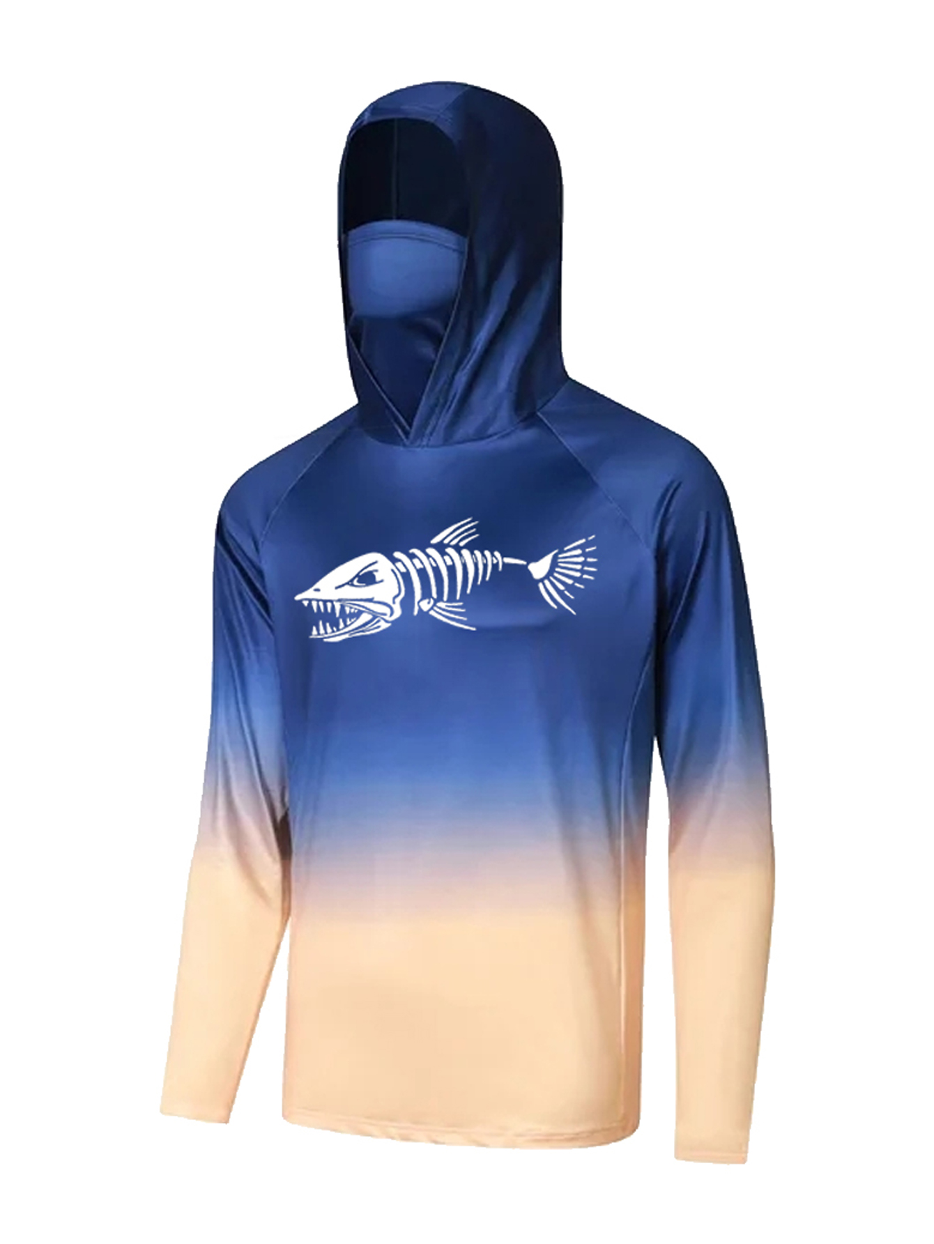 เสื้อผ้าตกปลาแบบมีฮู้ดสำหรับผู - Fishing Mask Sun Protection บทวิจารณ์และราคา