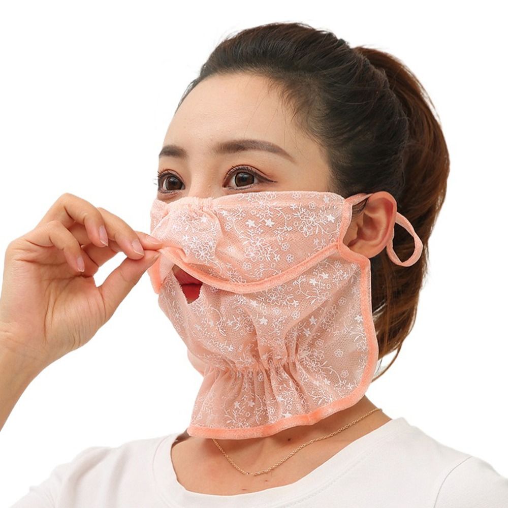 ฮิญาบหมวกกันแดดสำหรับตกปลาสีทึ - Fishing Mask Sun Protection บทวิจารณ์และราคา