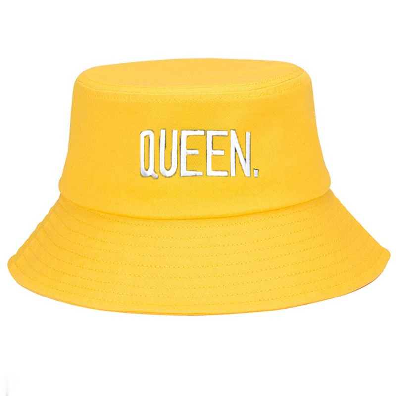 หมวกบักเก็ตปักลายควีนแบบกำหนดเ - Fishing Hat บทวิจารณ์และราคา