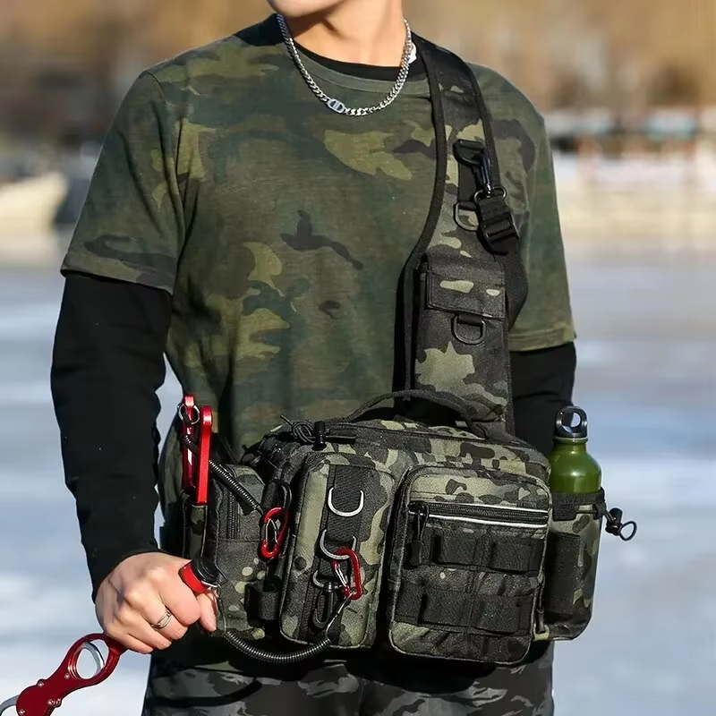 กระเป๋าคาดเอวแบบยุทธวิธีสำหรับ - Fishing Backpack บทวิจารณ์และราคา