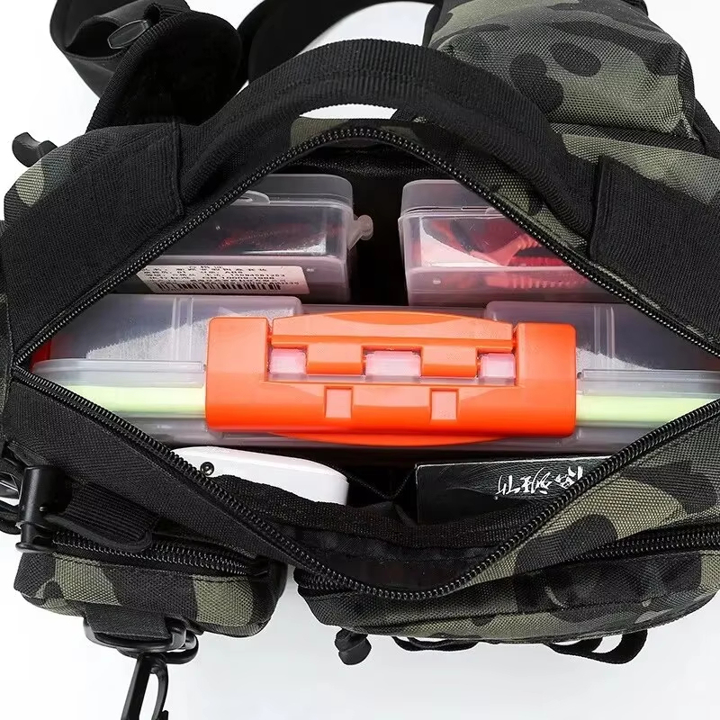 กระเป๋าคาดเอวแบบยุทธวิธีสำหรับ - Fishing Backpack บทวิจารณ์และราคา
