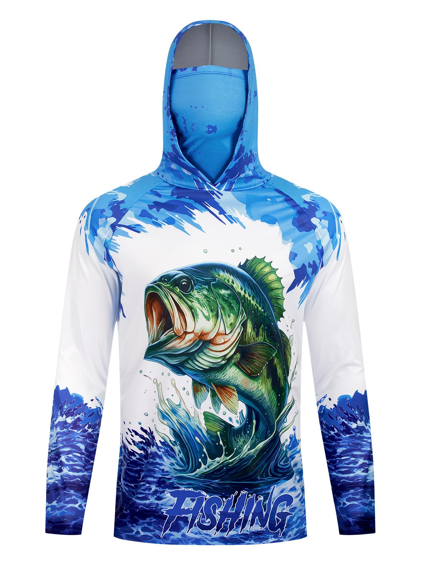 เสื้อฮู้ดตกปลา UPF 50 เสื้อฮู้ - Fishing Hoodie บทวิจารณ์และราคา