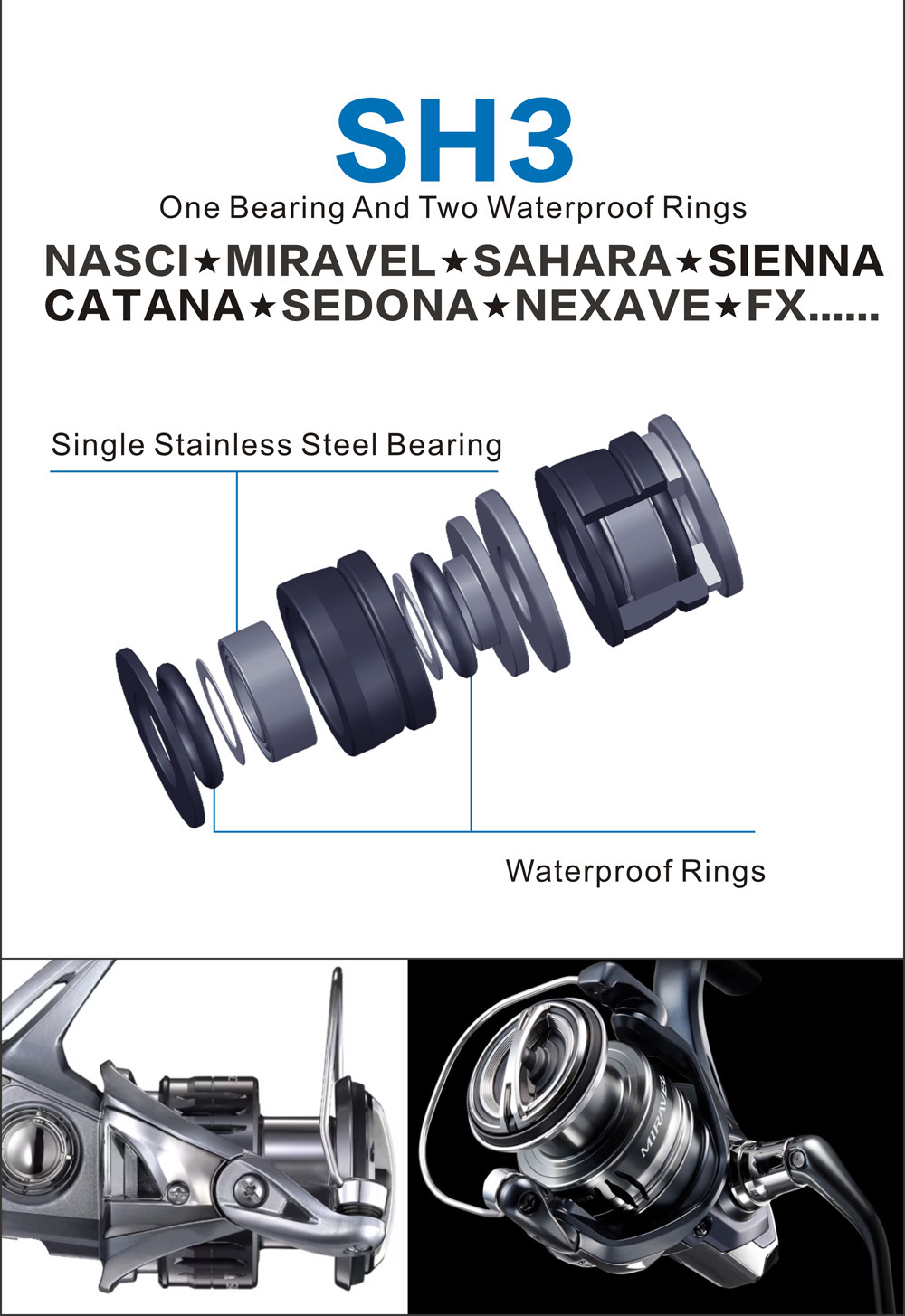 BassLegend สำหรับรอกตกปลาแบบสป - Shimano Reel Stradic บทวิจารณ์และราคา