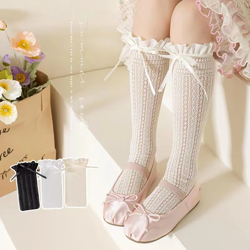 สาวยาวถุงน่องลูกไม้หวานโบว์รูป - Fishing Socks บทวิจารณ์และราคา